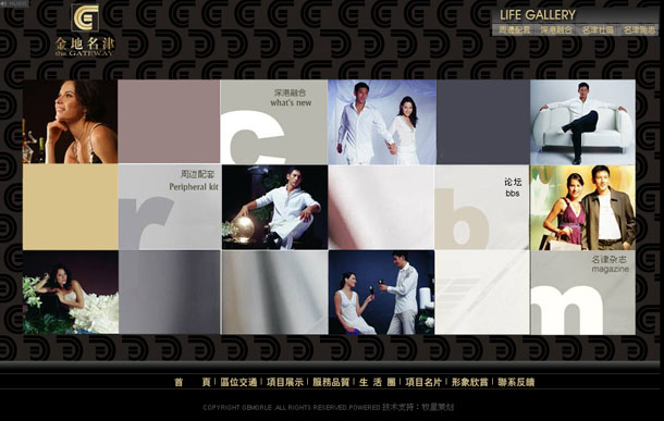 深圳市牧星策劃設計有限公司金地名津項目網站 生活圈