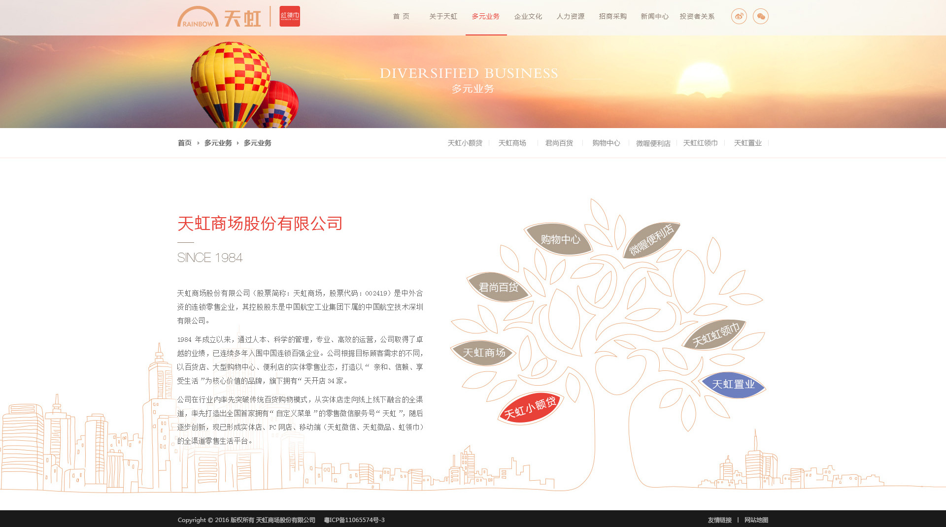 深圳市牧星策劃設(shè)計(jì)有限公司天虹商場網(wǎng)站